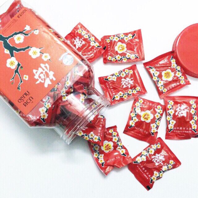 Ô mai xí muội cành đào tuổi thơ 100 gói
