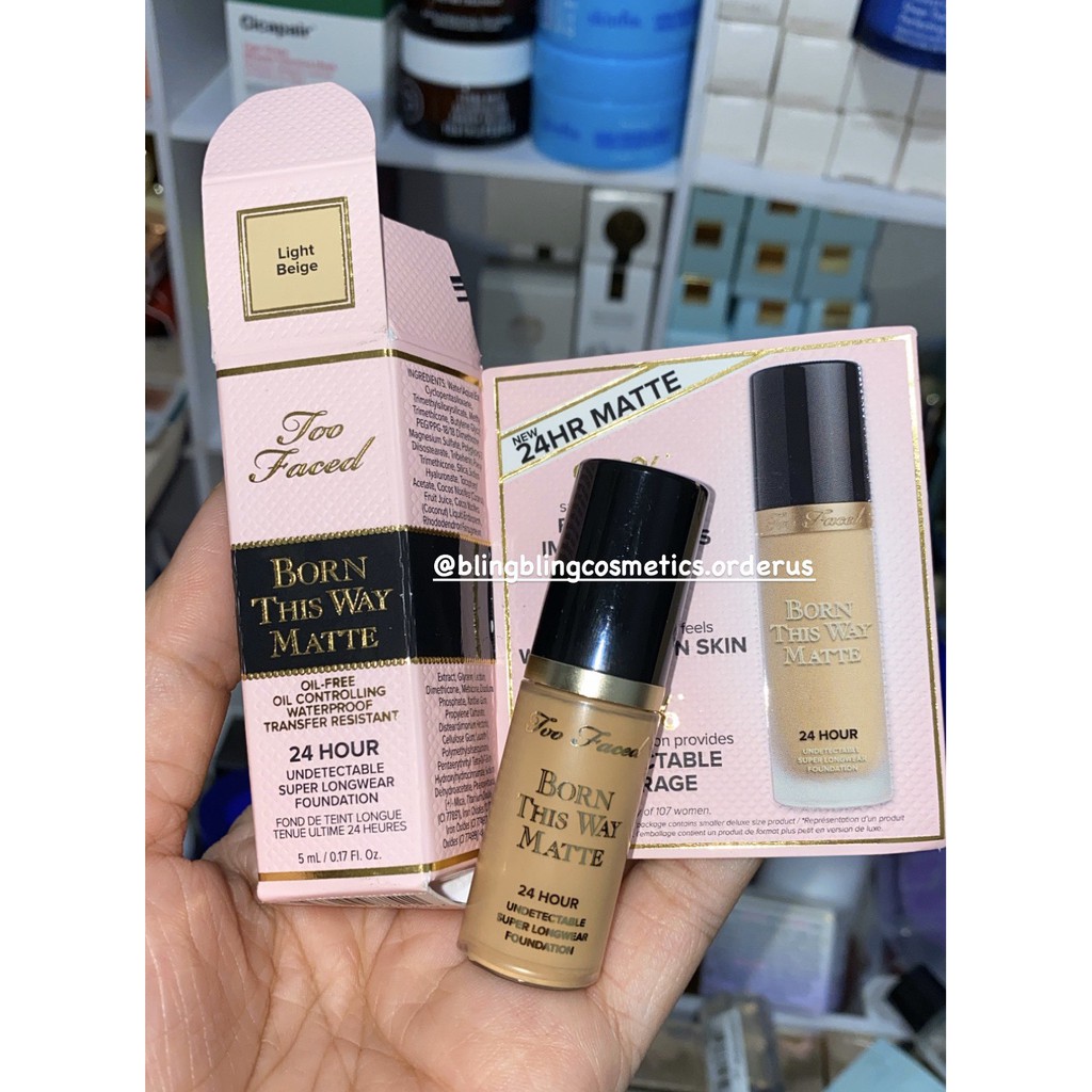 Kem nền Too Faced màu Snow mini