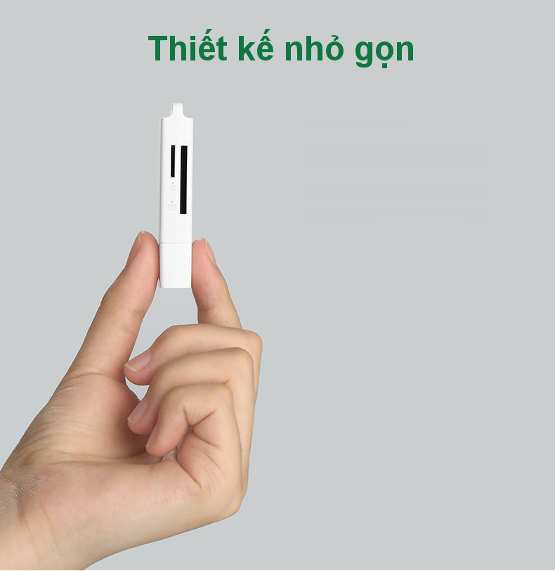 Đầu đọc thẻ nhớ USB 3.0 hỗ trợ thẻ TF/SD UGREEN CM104 Đầu đọc thẻ nhớ USB 3.0 hỗ trợ thẻ TF/SD UGREEN CM104