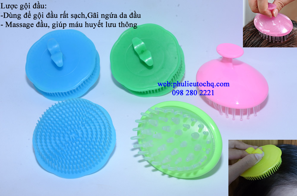 [HCM]Lược bàn chải gội đầu massage/ 2 cái