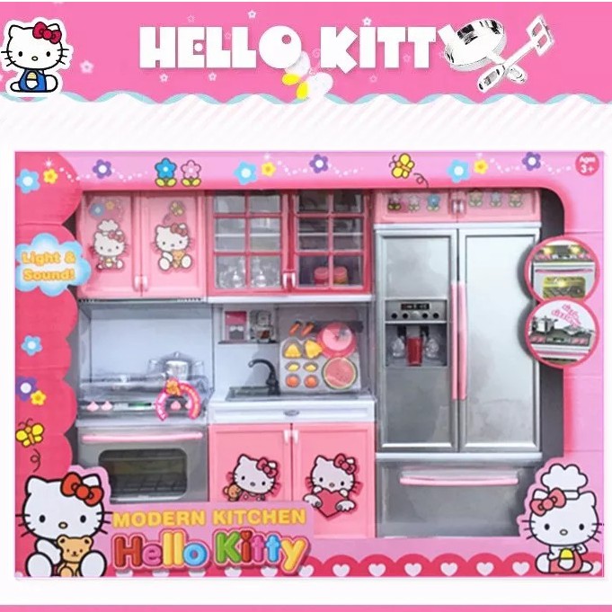 Giảm giá Bộ đồ chơi nhà bếp hình hello Kitty xinh xắn cho bé - BeeCost