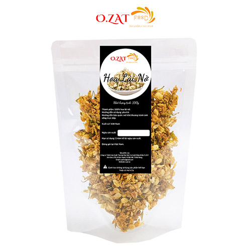 Trà hoa lài nở sấy khô o.zat 100g – nguyên liệu detox