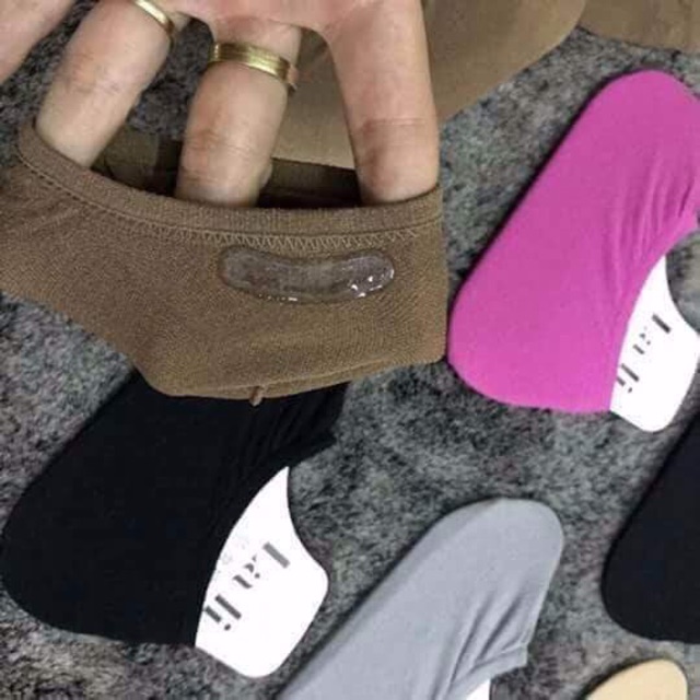 Sét 5 đôi tất hài hàn quốc silicon chống tuột