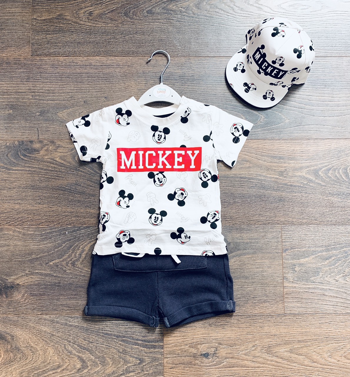 Bộ HM Mickey bé trai cotton cho bé 1-5 tuổi