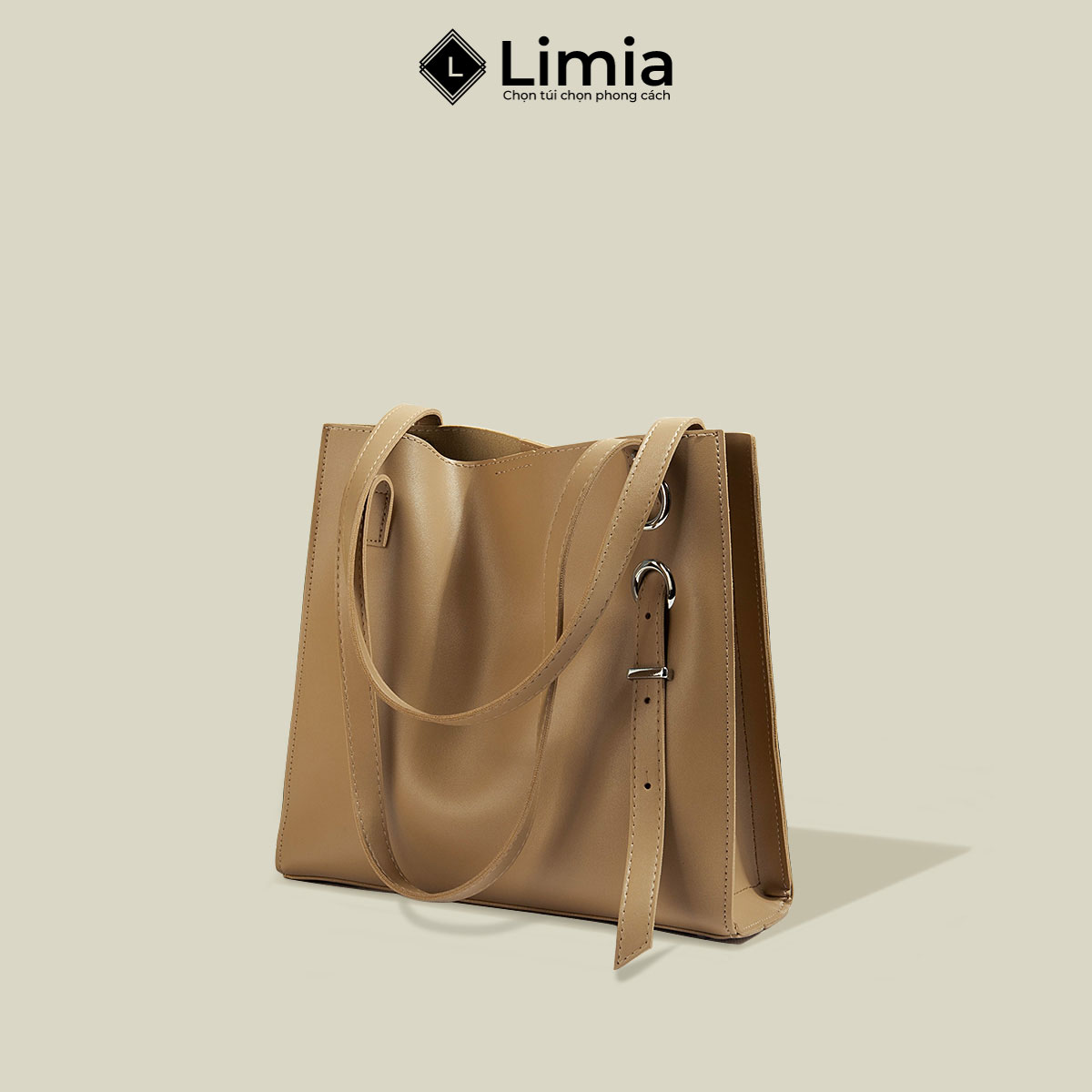 Túi tote da túi đeo vai da PU thời trang M1863 - limiashop