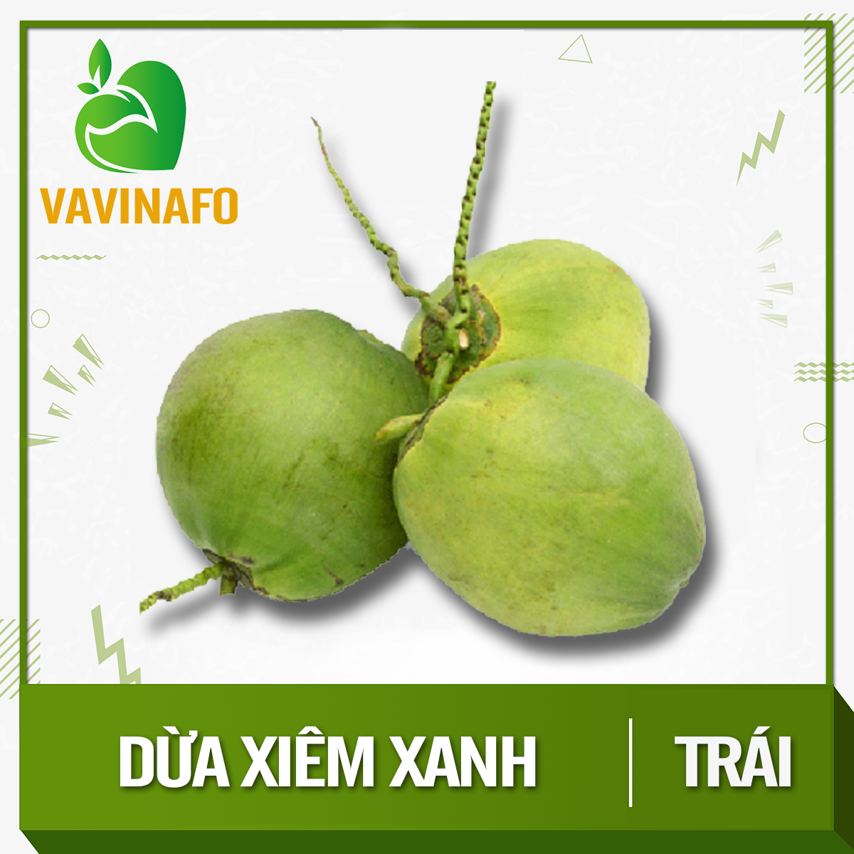 HCM - Dừa xiêm xanh nguyên trái (trái/gói) - Ngon ngọt , chuẩn dừa xiêm Bến Tre - [Giao nhanh TPHCM]