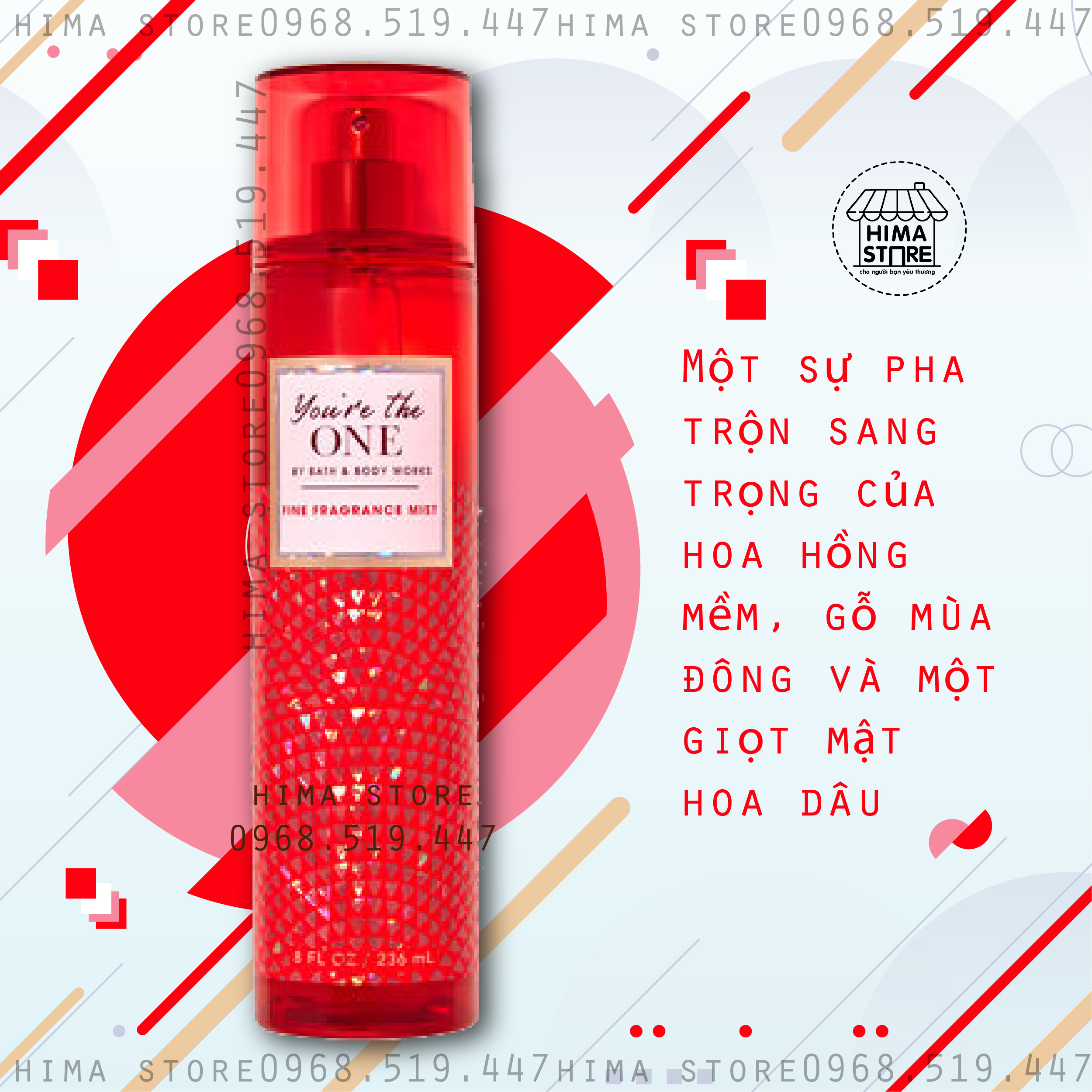 [HCM]YOURE THE ONE | Xịt thơm toàn thân Bath & Body Works Fine Fragrance Mist (236ml)