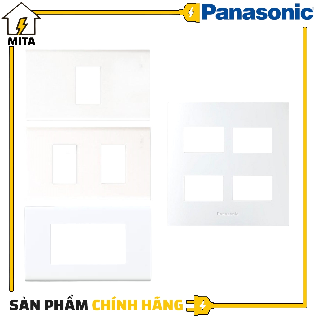 Mặt Module 1,2,3,4 Panasonic Wide - Thiết bị điện Panasonic - MITA