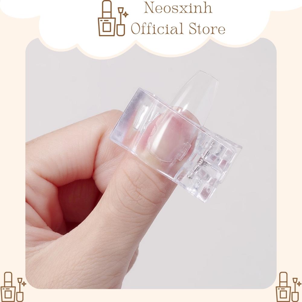 Kẹp móng giả cố định móng nhiều màu định hình khuôn móng tay - neosxinh nails