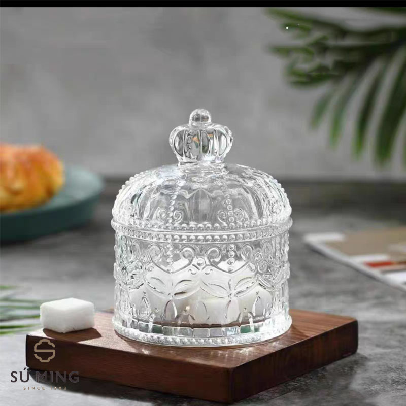 Hũ đựng mứt, bánh kẹo bằng thủy tinh cao cấp, nhiều kiểu dáng sang trọng, giao hàng nhanh.