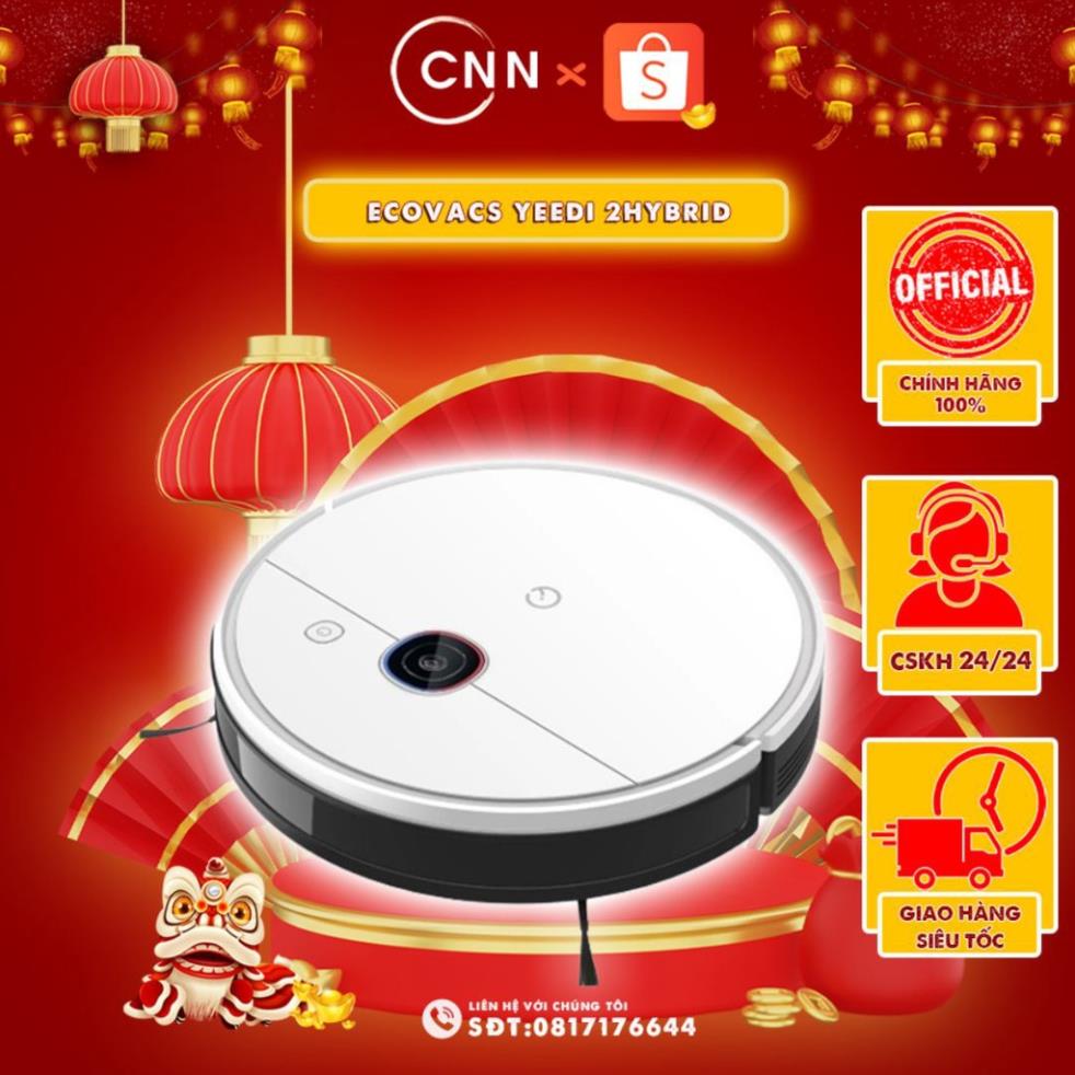Robot hút bụi ddboot robot - robot hút bụi lau nhà ecovacs yeedi 2hybrid new nguyên seal