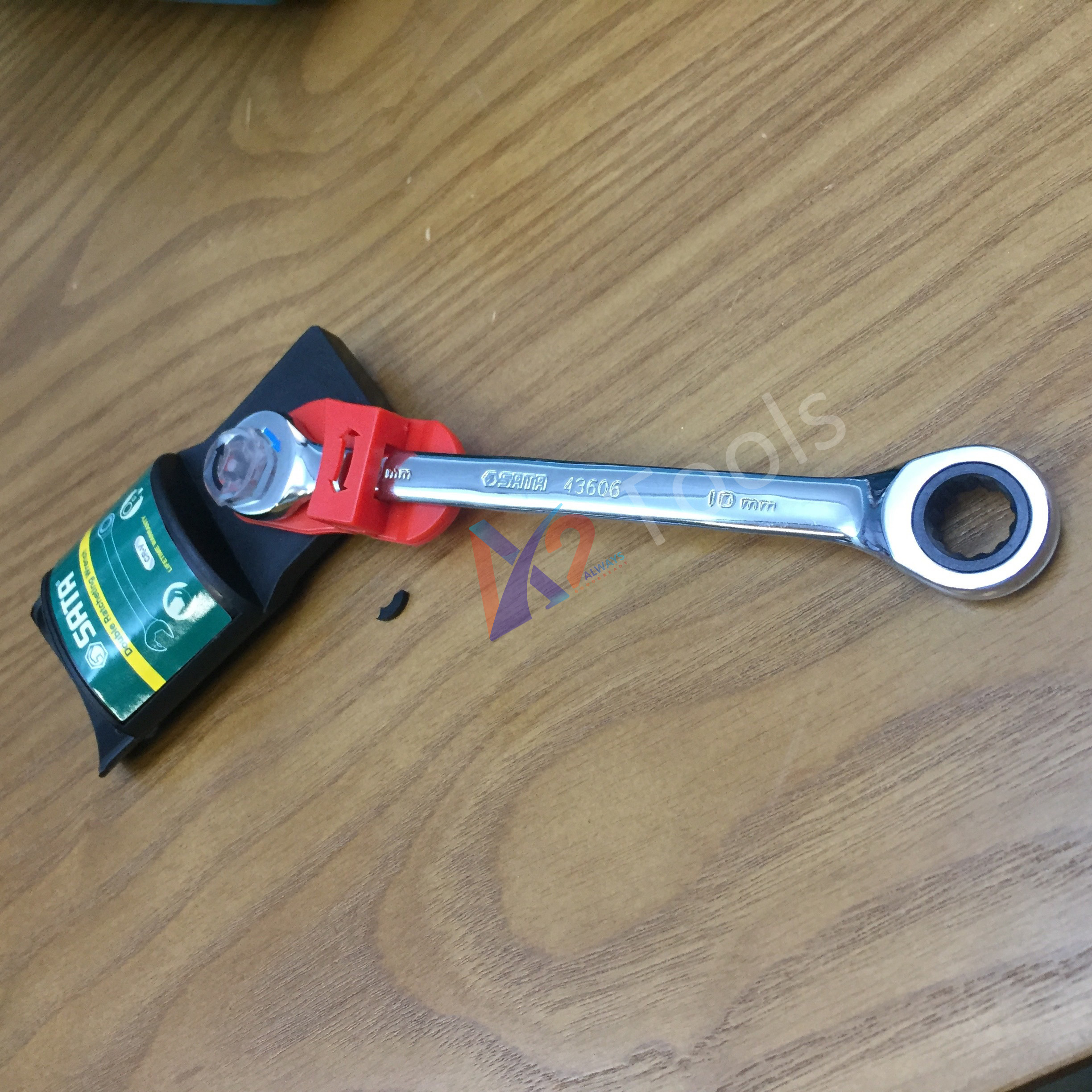 Cờ lê tự động 2 đầu vòng & miệng sata 10mm 43606