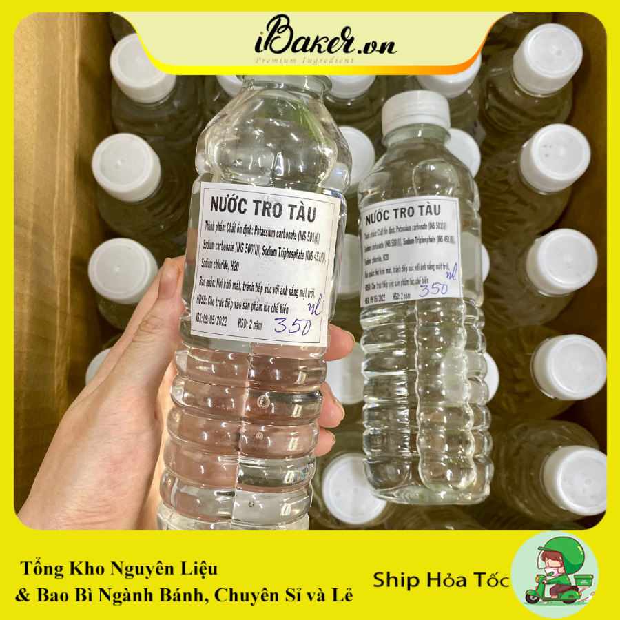 Nước tro tàu - chai 350ml