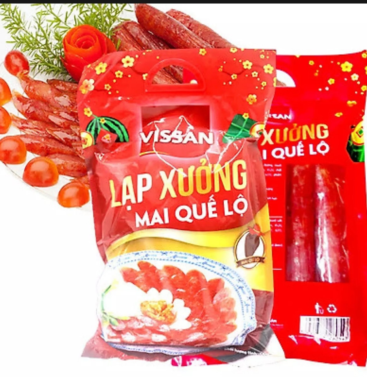 Lạp xưởng mai quế lộ visan gói 500g