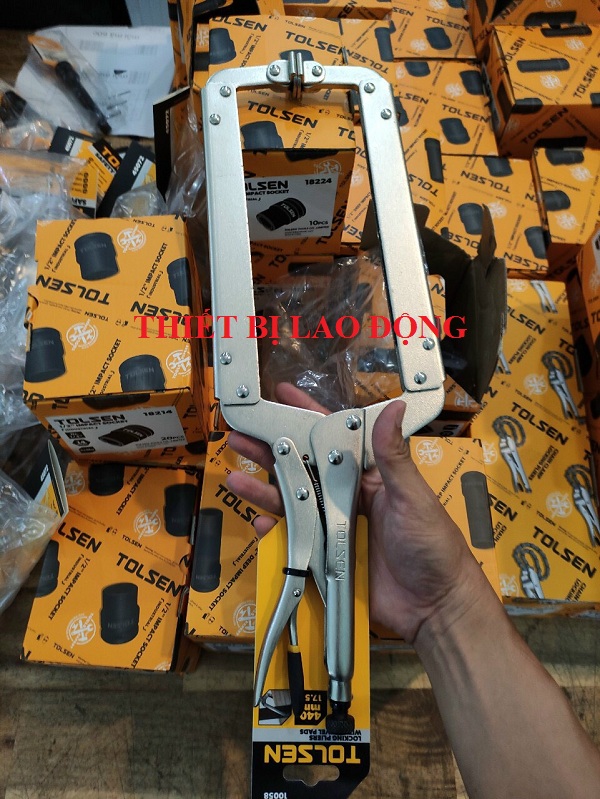 Kềm bấm chữ c công nghiệp tolsen 10058 - 10058