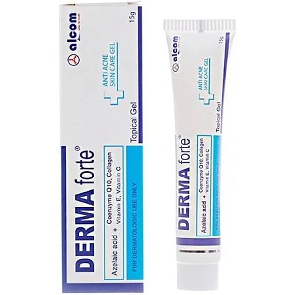 Gel Derma Forte  giảm mụn trứng cá, giảm thâm, mờ sẹo, dưỡng da tuýp 15g