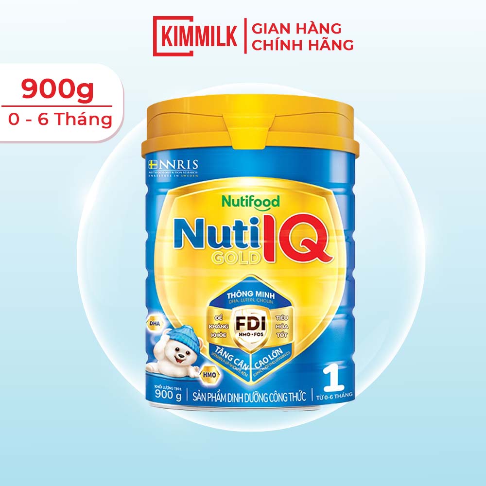 Sữa nuti iq gold 1 900g - cho bé từ 0-6 tháng