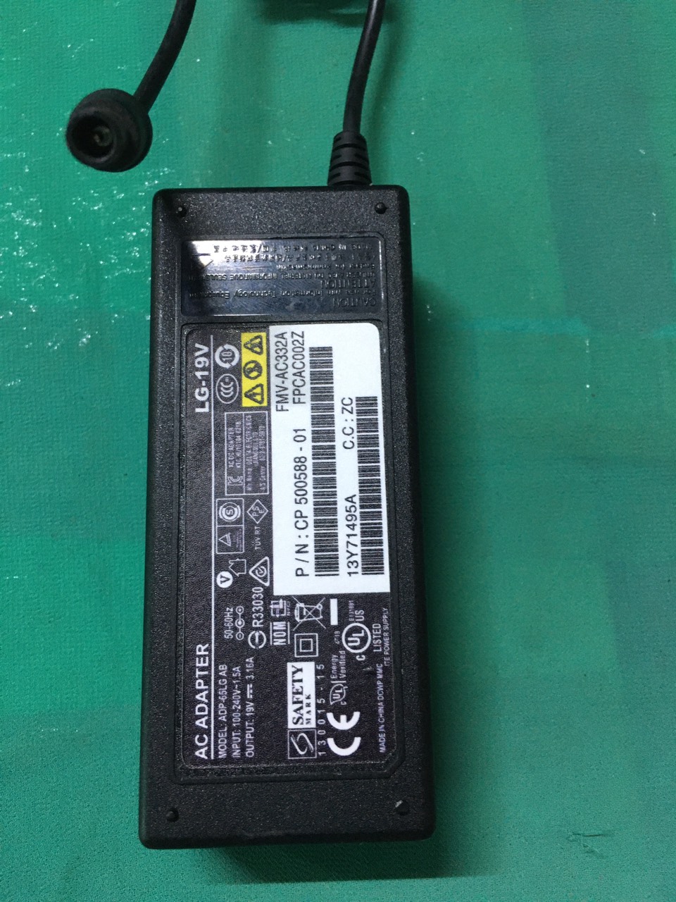 Adapter màn hình lg 19v 3.16a nguồn zin