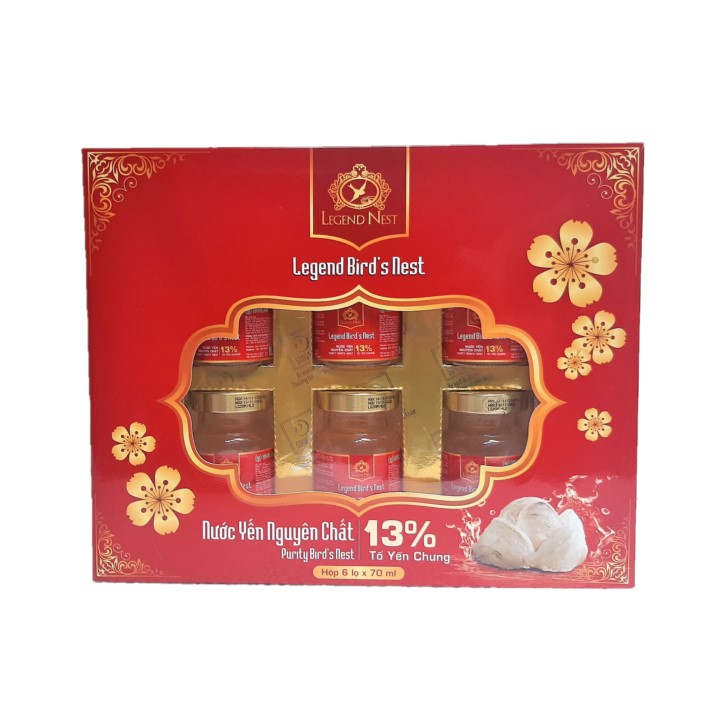 [HCM]Nước yến sào Song Yến 13 phần trăm tổ yến cao cấp Mẫu xuân 2021 kèm túi