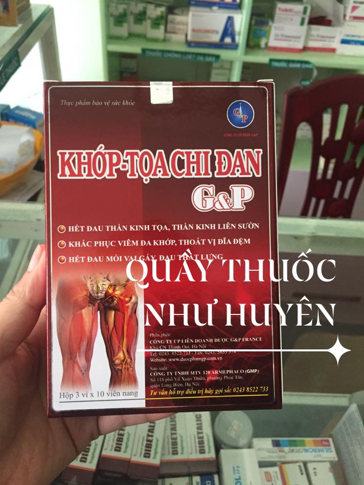 viên uống khớp tọa chi đan