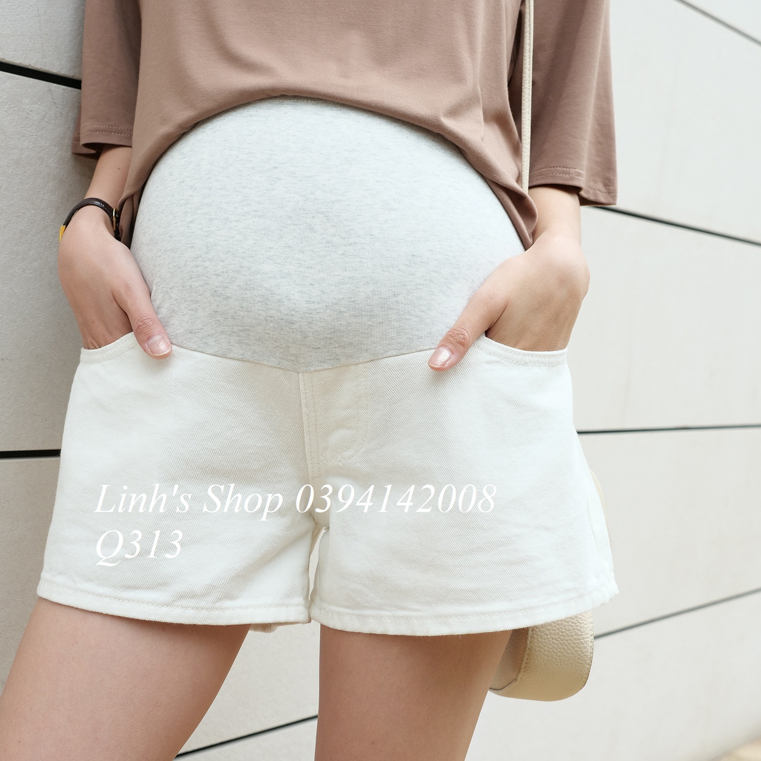 Quần sooc bầu xinh quần đùi bầu xinh trẻ trung năng động q200