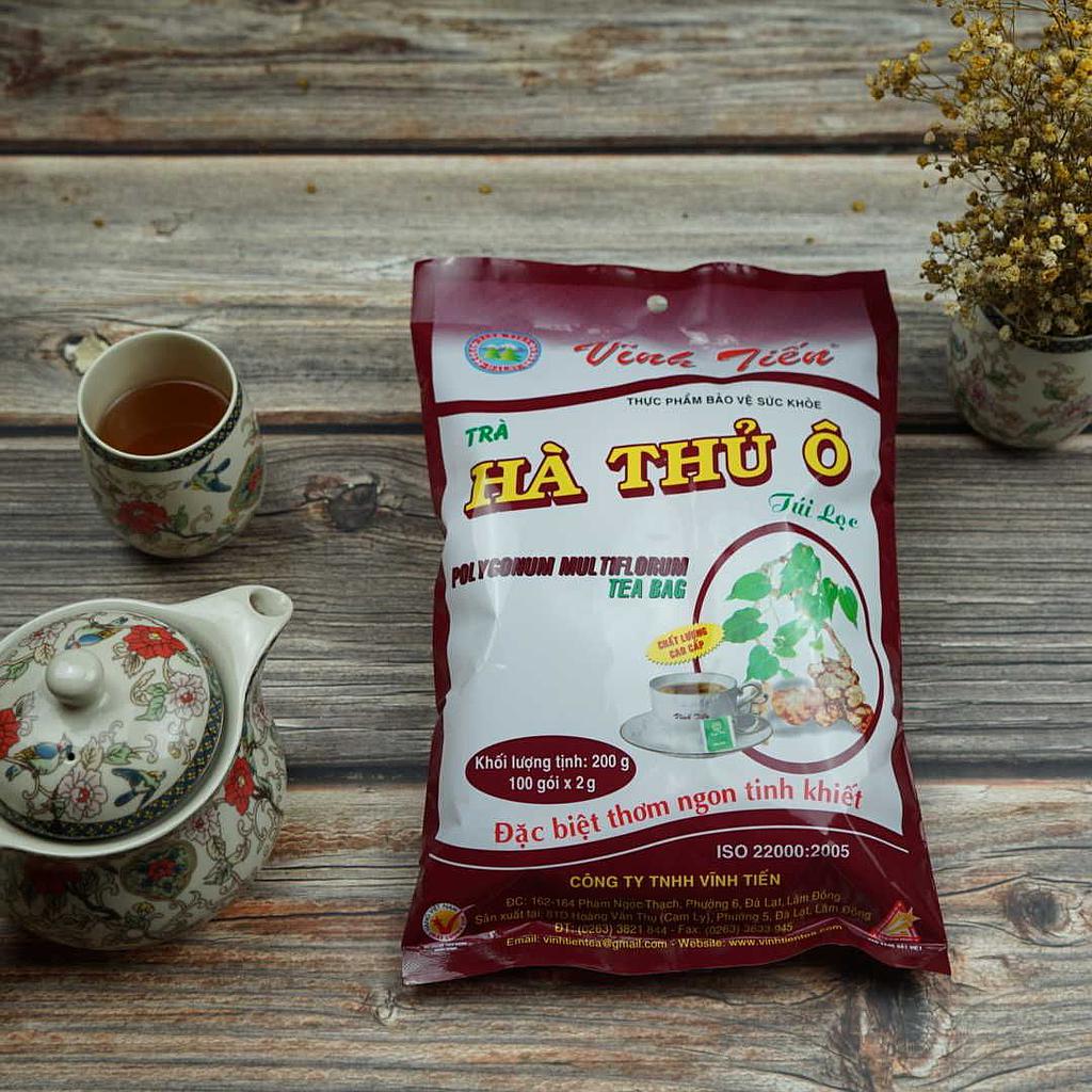 Trà Hà Thủ Ô 100 túi lọc Vĩnh Tiến – GIÚP BỔ HUYẾT