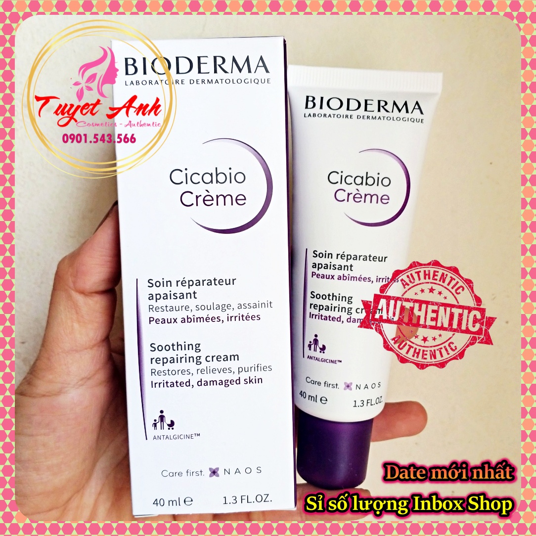Bioderma Cicabio Crème - Kem Dưỡng phục hồi da kích ứng