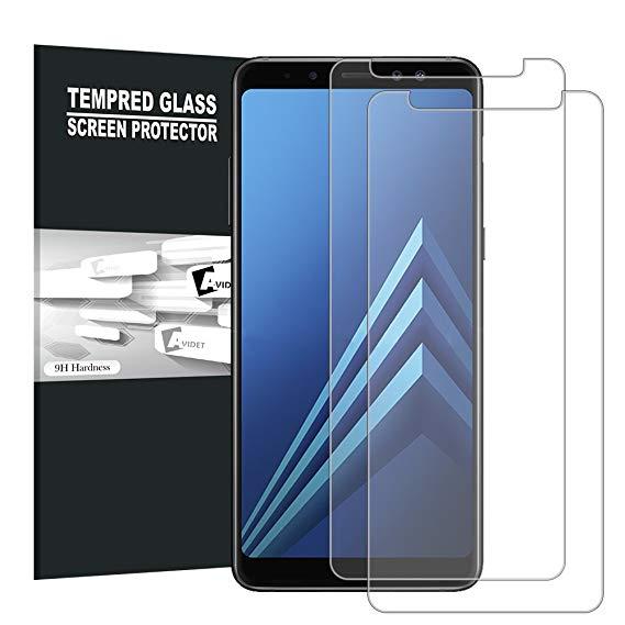 Kính cường lực trong suốt Samsung Galaxy A8 2018 (Kèm miếng lau)