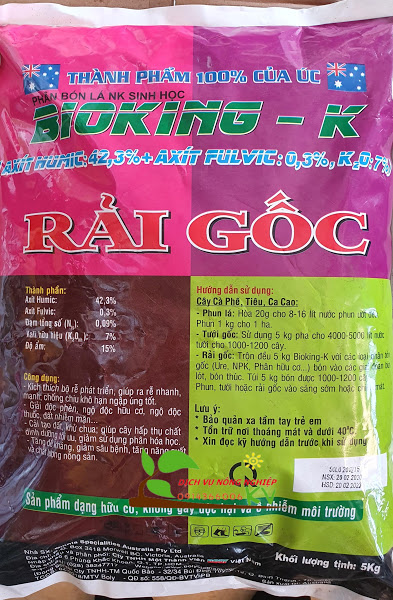 Bioking k rải gốc 5kg boly