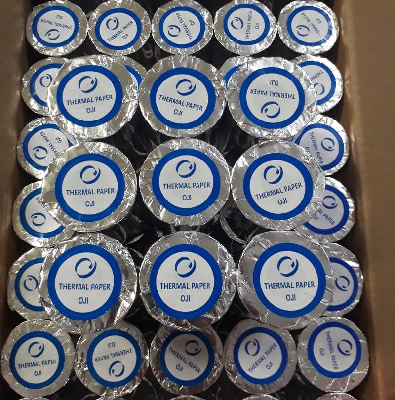 100 cuộn Giấy in nhiệt K80, Giấy in Bill K80, Giấy in hóa đơn K80x 45mm