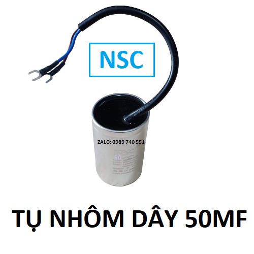 Tụ nhôm dây nsc 50mf