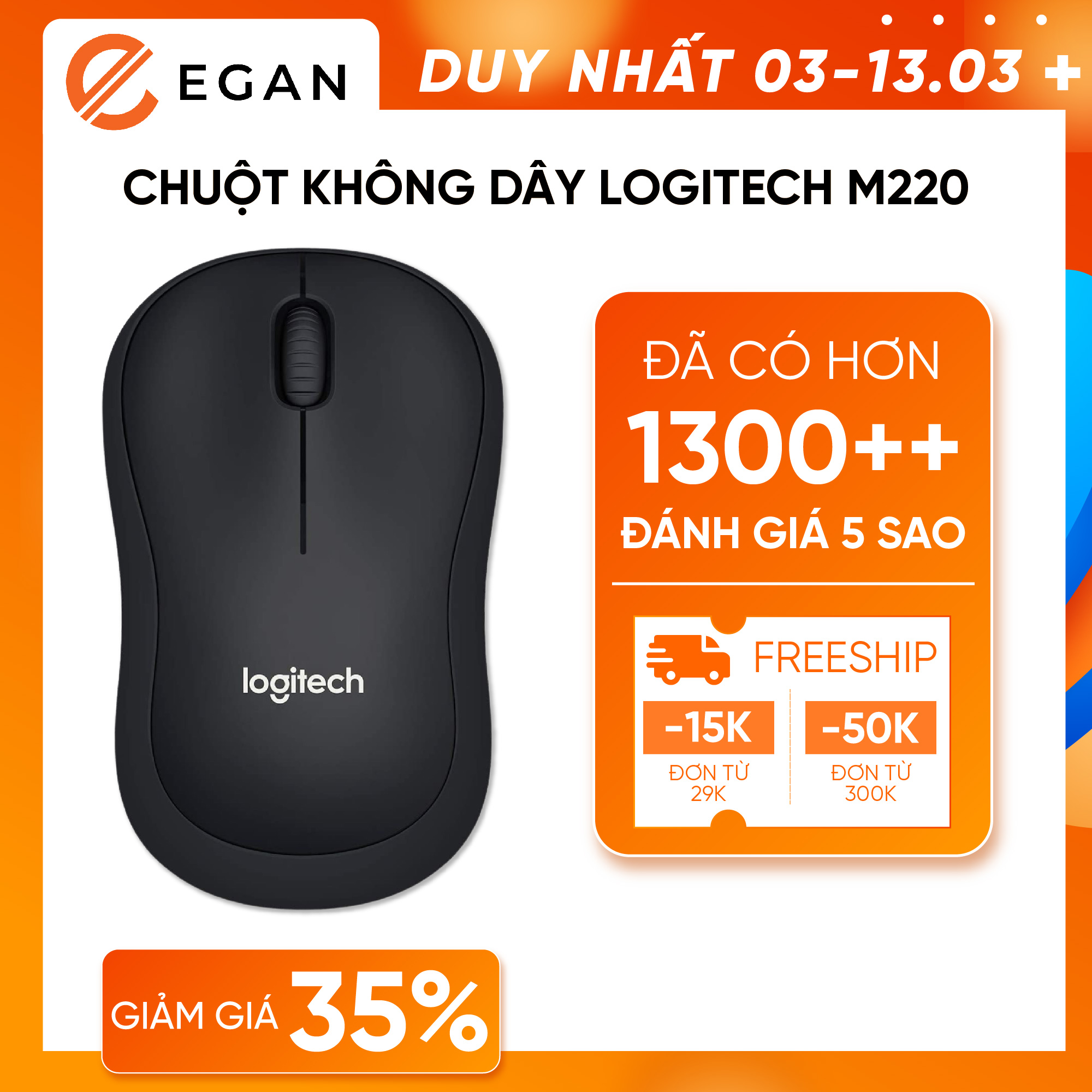 Chuột không dây chuột máy tính chuột gaming Logitech M220 Silent giảm ồn USB 2.4GHz pin 18 tháng thiết kế thuận 2 tay phù hợp PC/ Laptop