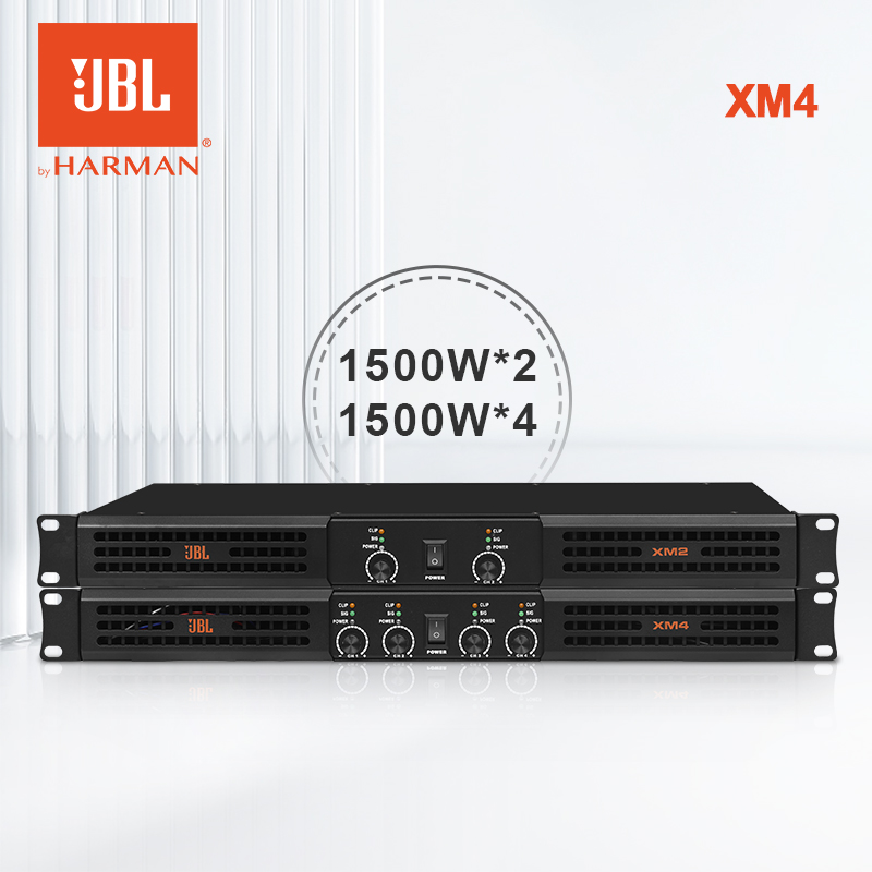 Cục đẩy công suất jbl/chính hãng (chip cup kỹ thuật số năng lượng cao:xm2 8ohm 1500w x2 kênh,xm4 8ohm 1500w x4 kênh)