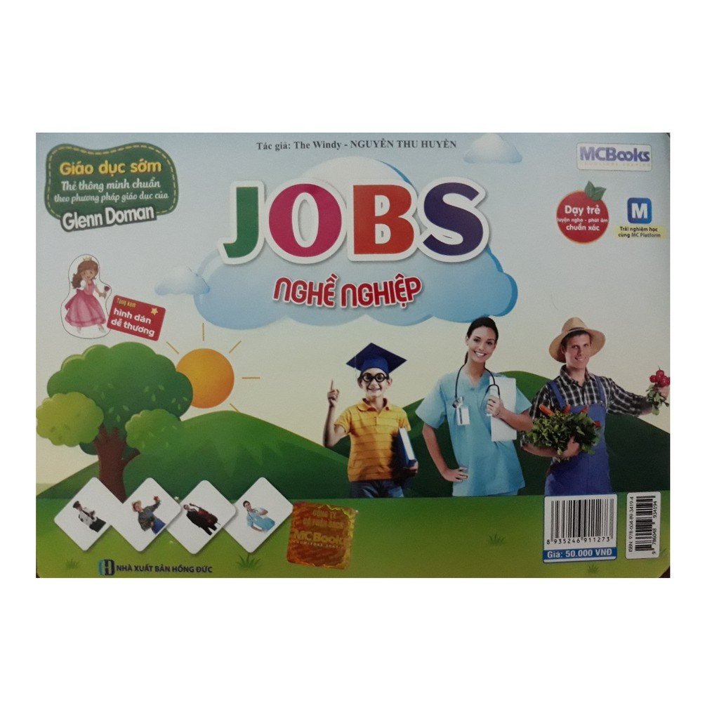Flashcard - Jobs - Nghề nghiệp + kèm bút chì