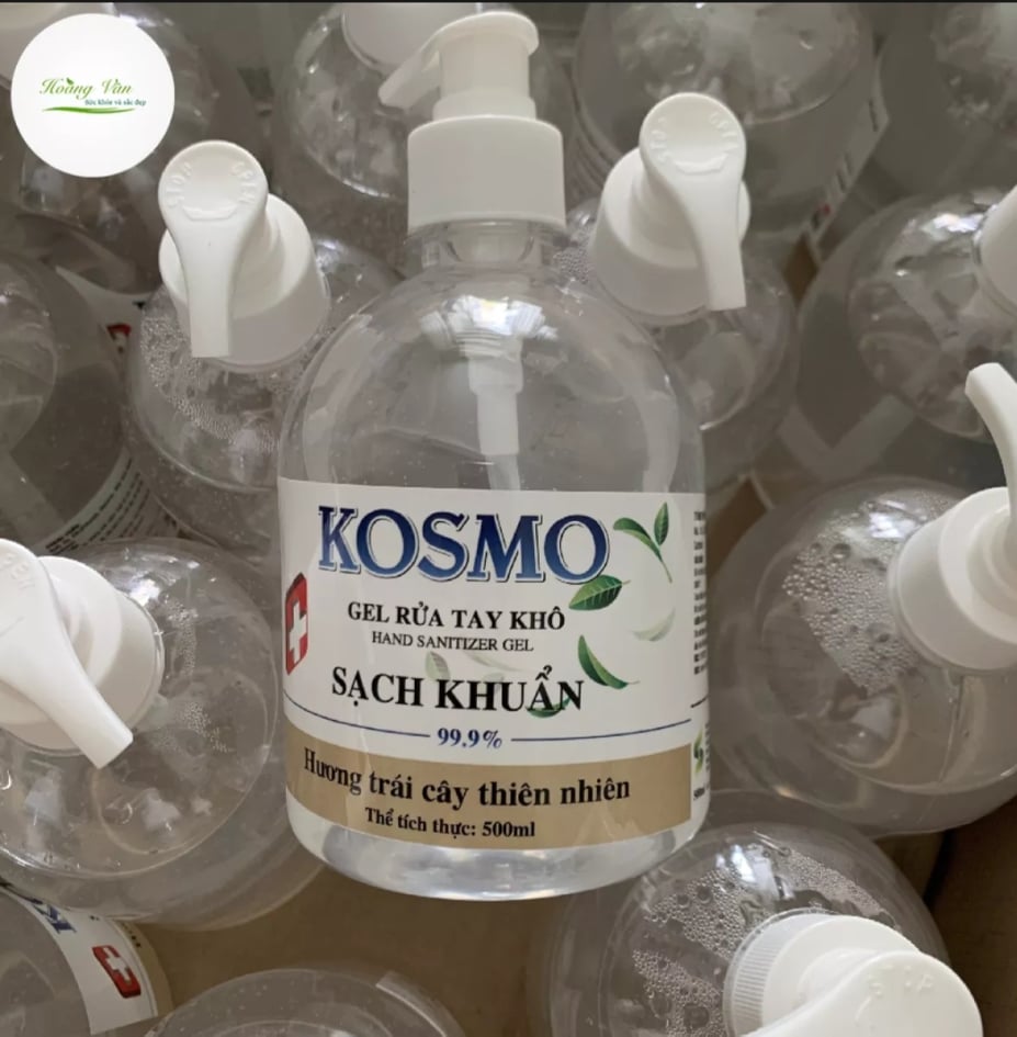 Gel rửa tay hương trái cây tự nhiên kosmo - dung tích 500ml