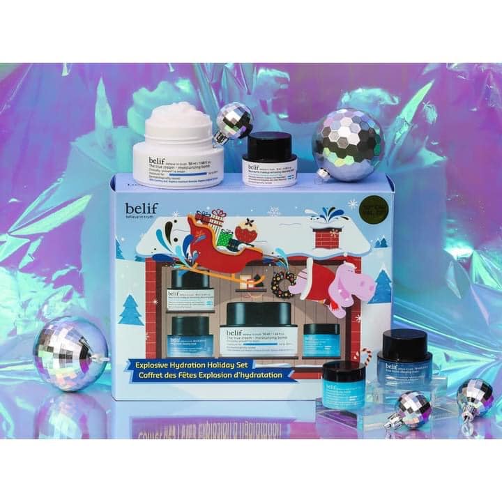 Set dưỡng da 4 món của nhà belif phiên bản giới hạn mùa giáng sinh