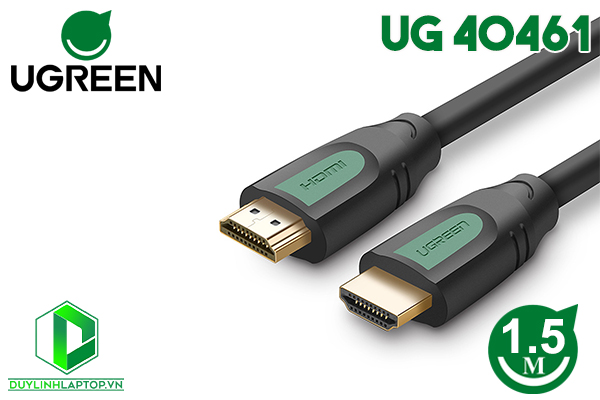 Cáp hdmi 2.0 dài 1,5m hỗ trợ 3d,4k ugreen 40461