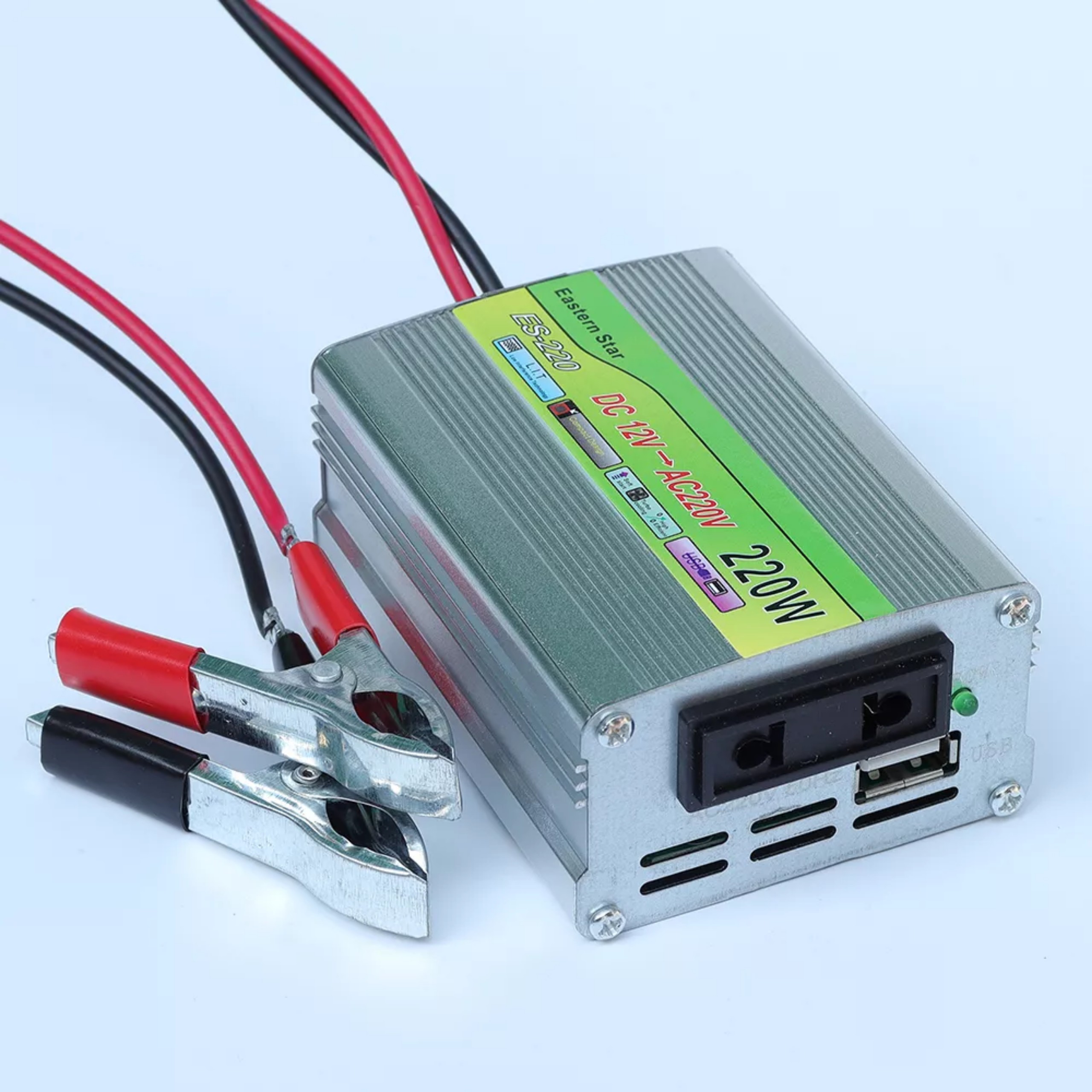Bộ kích điện 12vdc sang 220vac 220w eastern star chuyển đổi dc 12v thành ac 220v