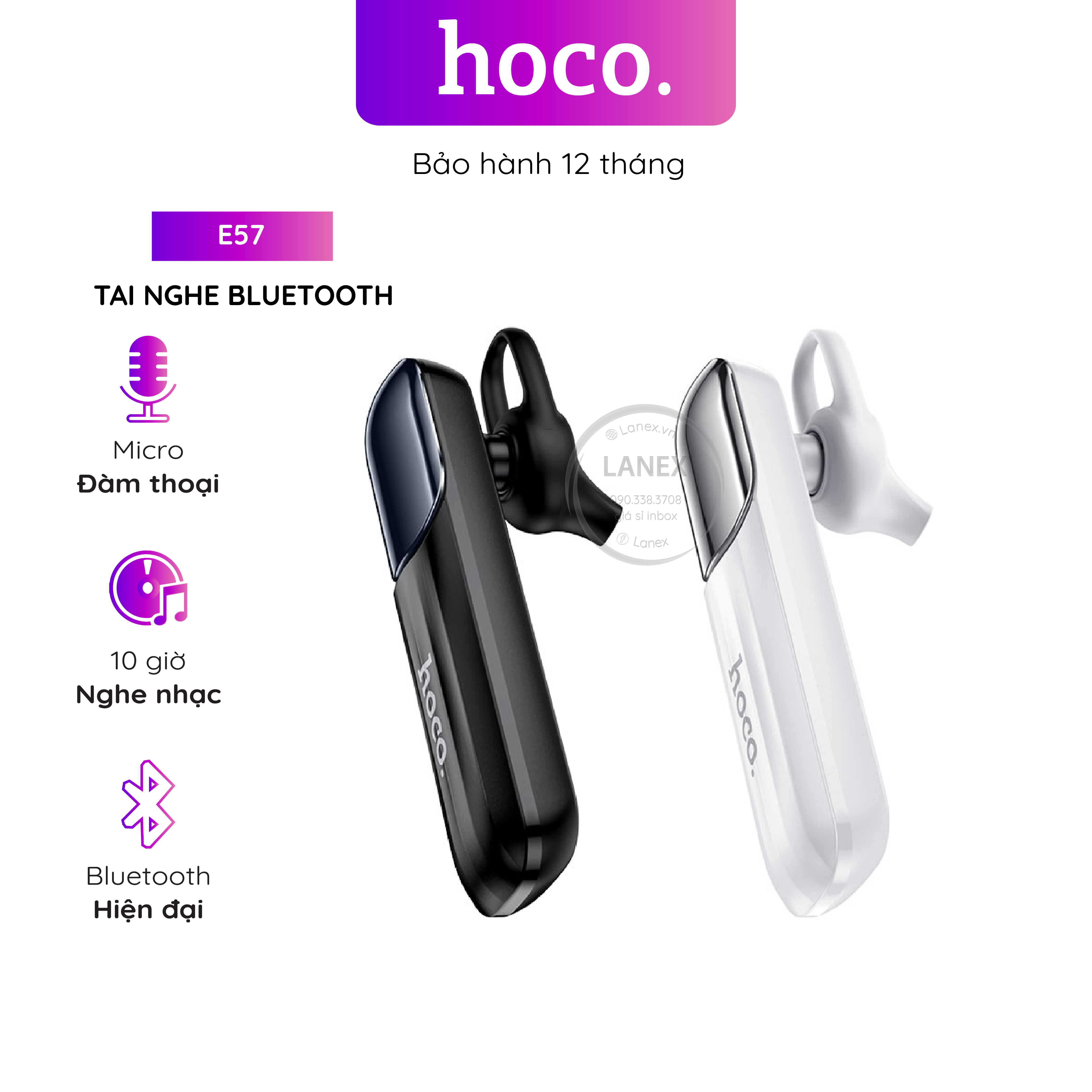 Tai Nghe Bluetooth Hoco E57 1 Bên V5.0 Có Mic