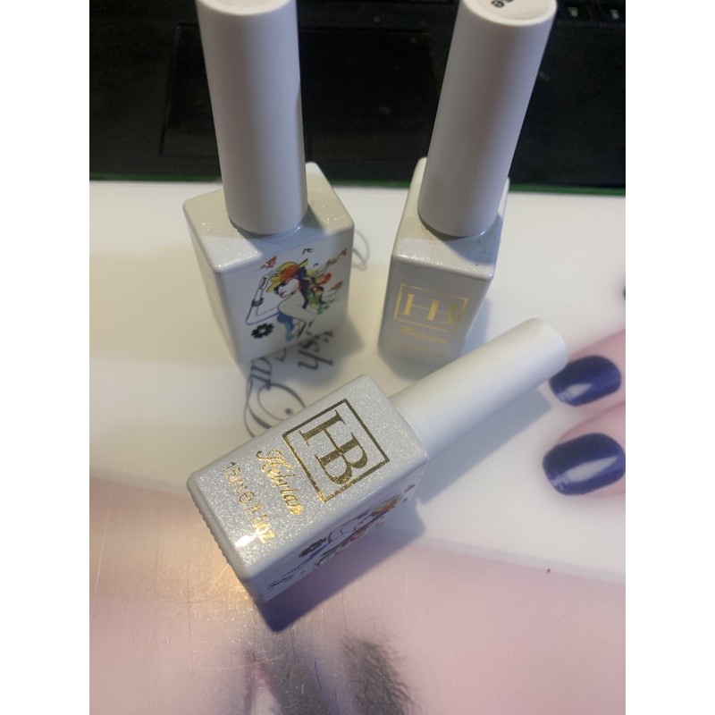 sơn gel Hb chai vuông base .top .top lỳ chai 15ml