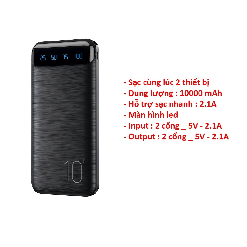 Sạc dự phòng 20000mAh /10000mAh wk 163 /wk 161 màn hình LED - Sạc dự phòng Remax chính hãng Bảo Hành 12 Tháng