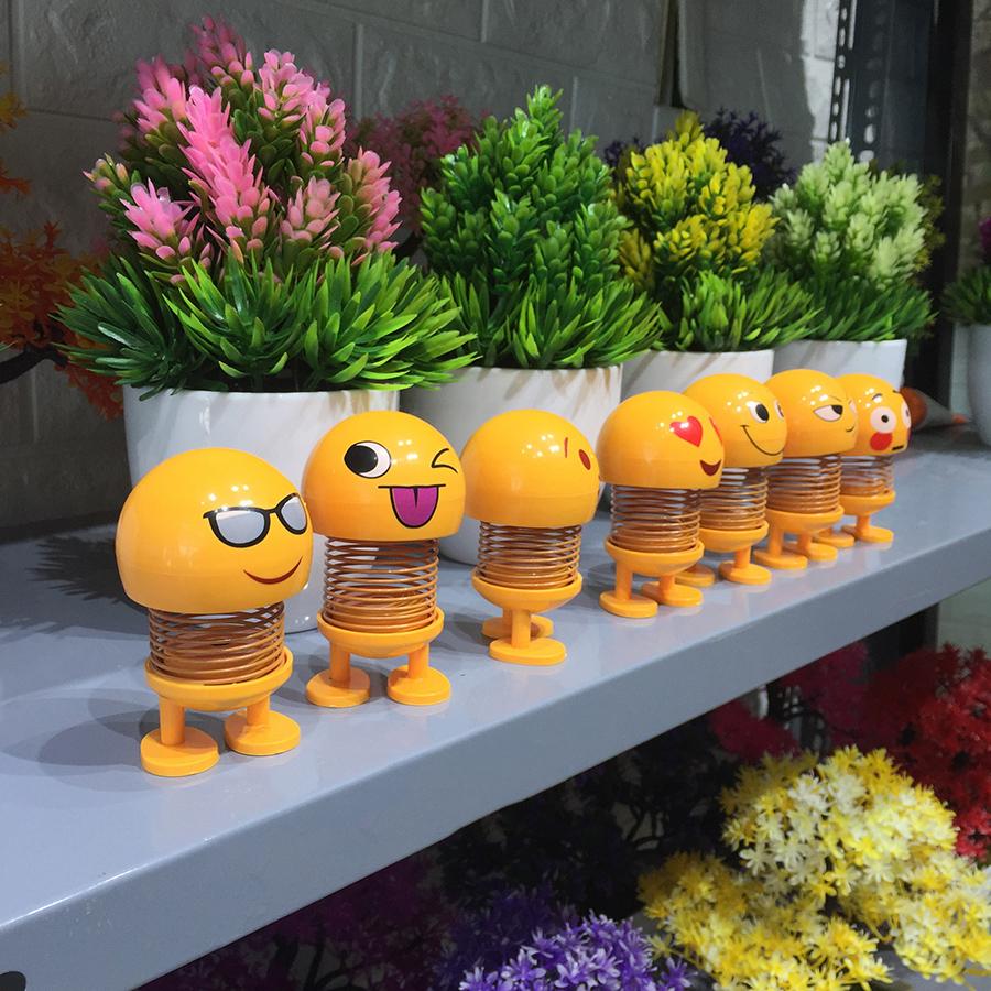 Lật Đật Icon Emoji Lò Xo Nhún Đồ Chơi Xả Stress - Lật Đật Icon Lò Xo Để Xe Ô Tô Vui Nhộn Siêu Hot Hiện Tại giá sỉ