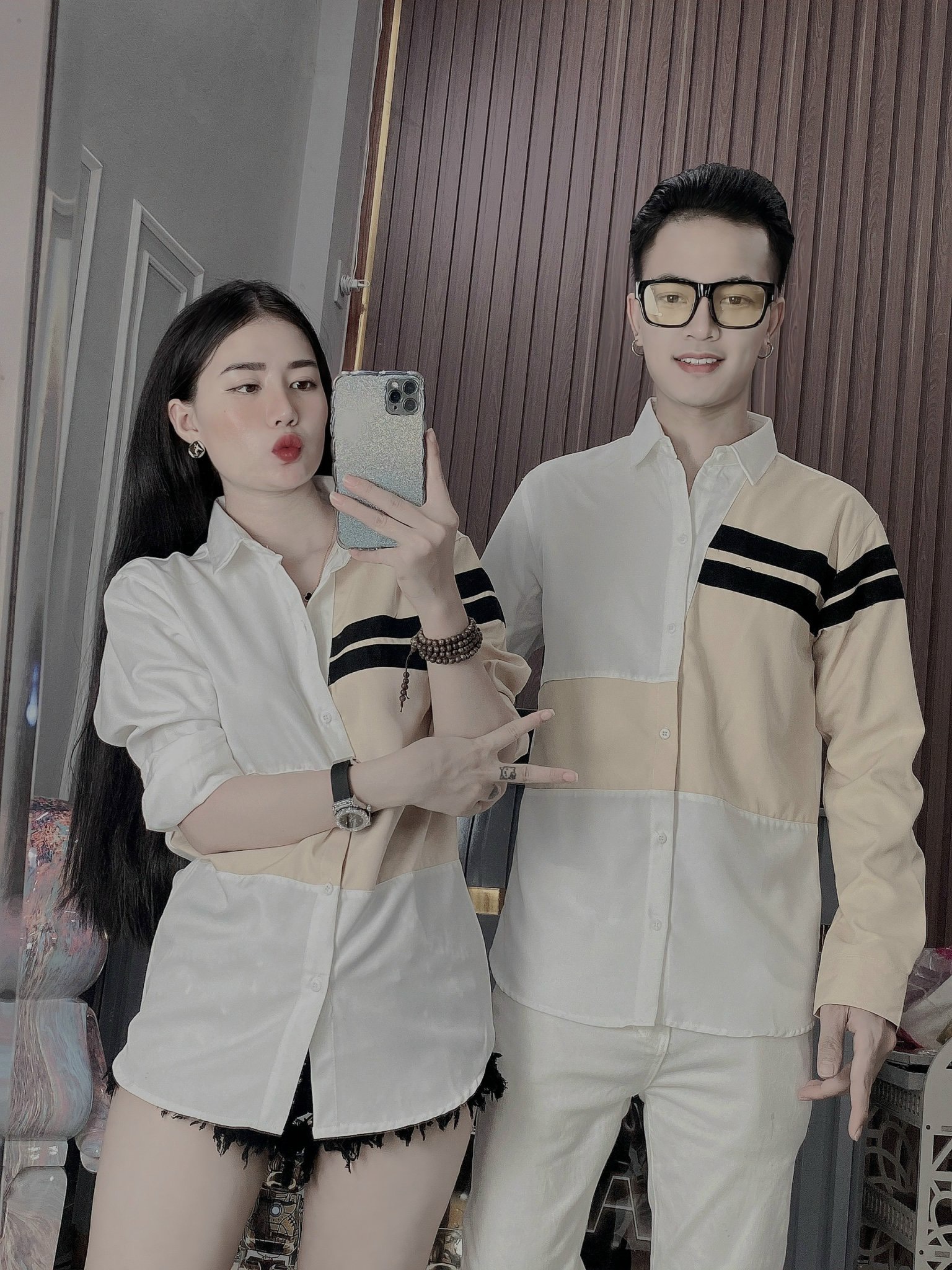 Sơmi Nam Phối Lôgô Siêu Chất Đẳng Cấp Phái Mạnh xmb71