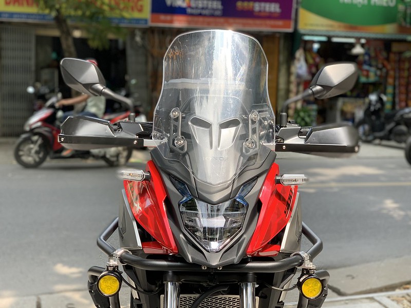 Bảo vệ tay lái dòng xe adventure adv150 cb500x vesys 300 g310gs