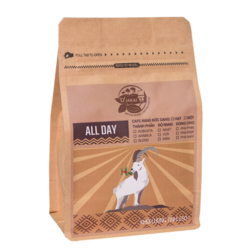 Cà phê bột all day 250g
