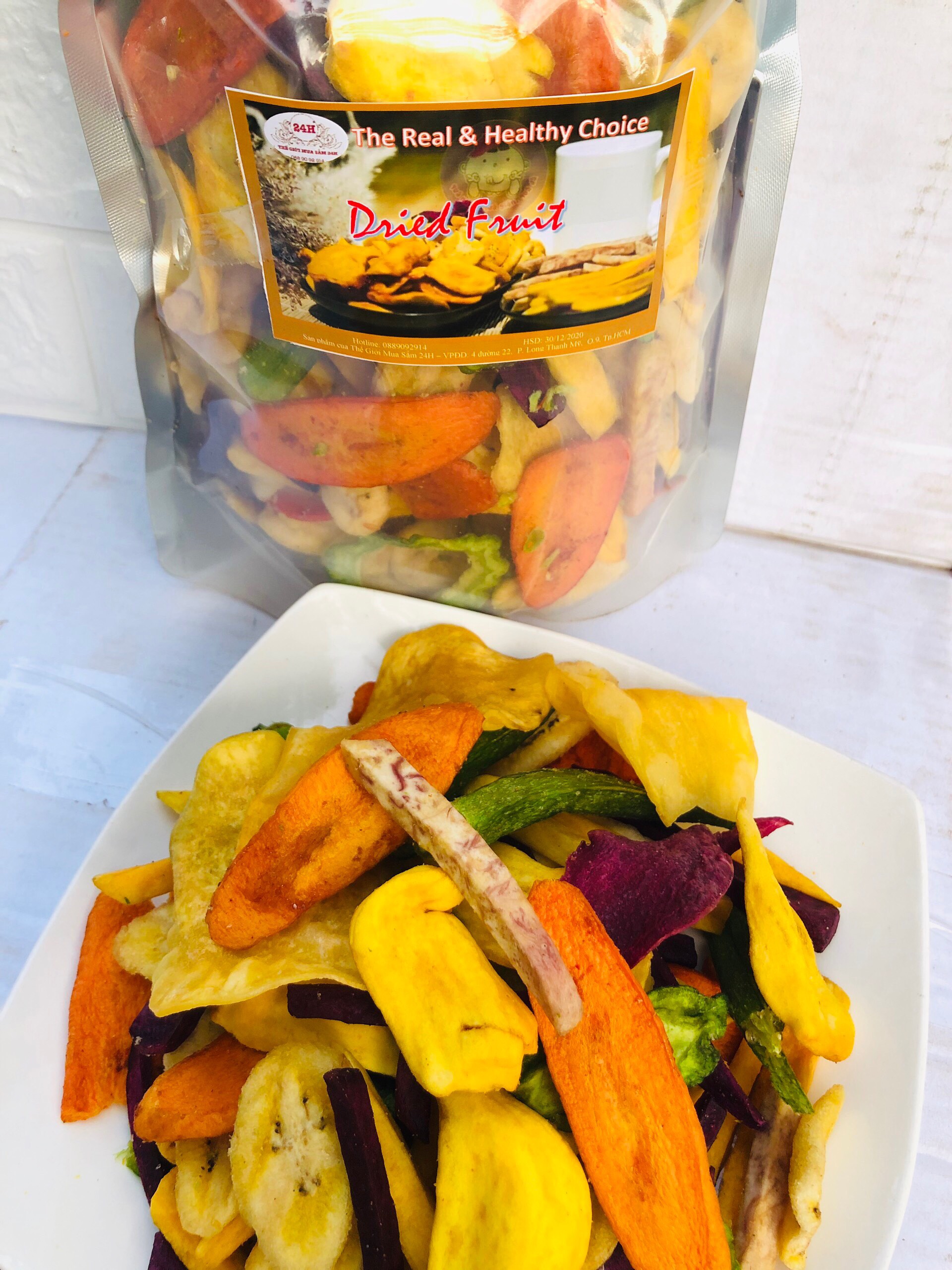 THẬP CẨM SẤY NGUYÊN HÀNG XUẤT KHẨU ( có rau củ )-1kg