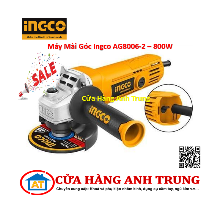 Máy mài góc ingco ag8006-2 - 800w
