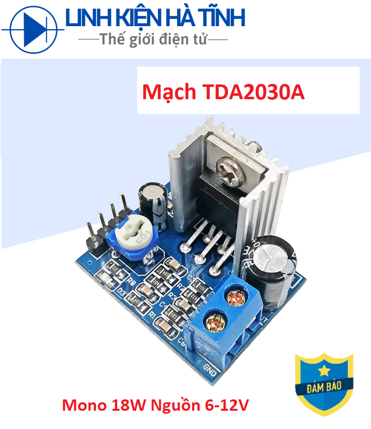 Mạch khuếch đại âm thanh tda2030 2030 mono 18w