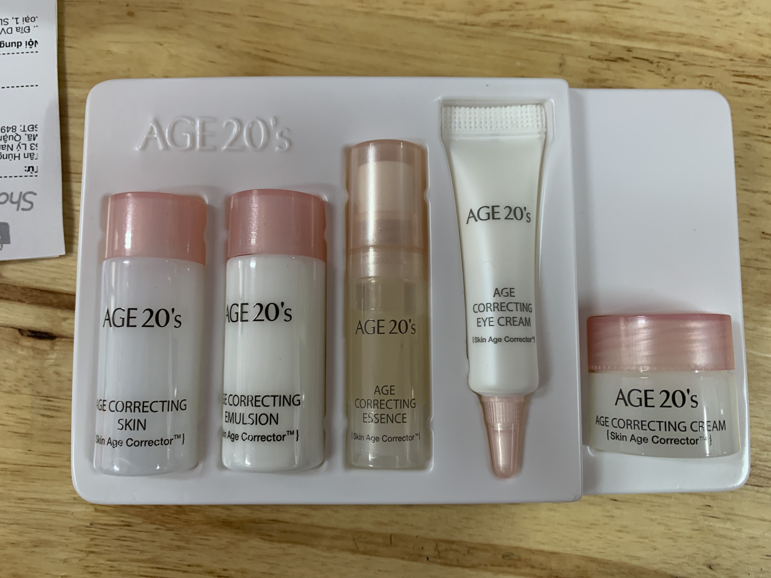 Set mỹ phẩm mini chống lão hóa Age 20's Age Correcting Kit Skin care
