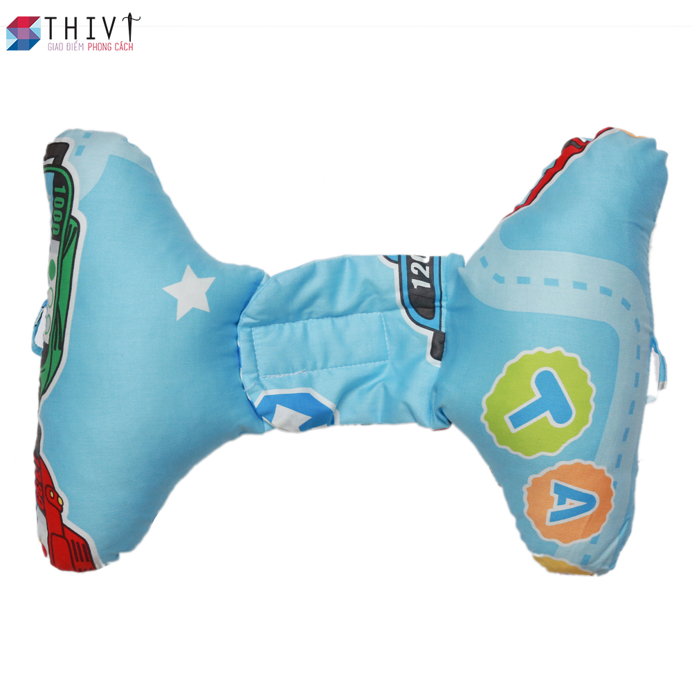 Gối Tai Voi Chống Bẹp Đầu Cho Bé Yêu - THIVI - Nhiều Họa tiết Dễ Thương Giúp Bé Khắc Phục Thói Quen Nằm Nghiêng Một Bên Chống Bẹp Đầu